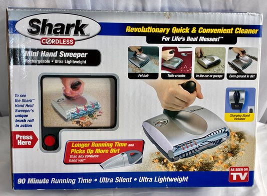SHARK  EURO-PRO X Hand Held Cordless Rechargeable Sweeper Cleaner