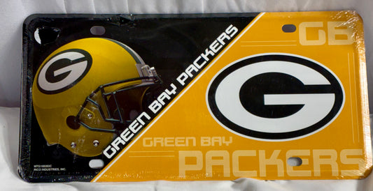 Green Bay Packers NFL Football Aluminum Metal Car License