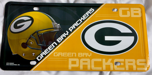 Green Bay Packers NFL Football Aluminum Metal Car License