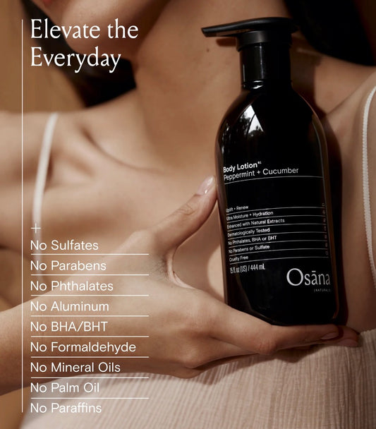 Osana Naturals Ultra Moisture + Hydration Body Lotion in Peppermint + Cucumber