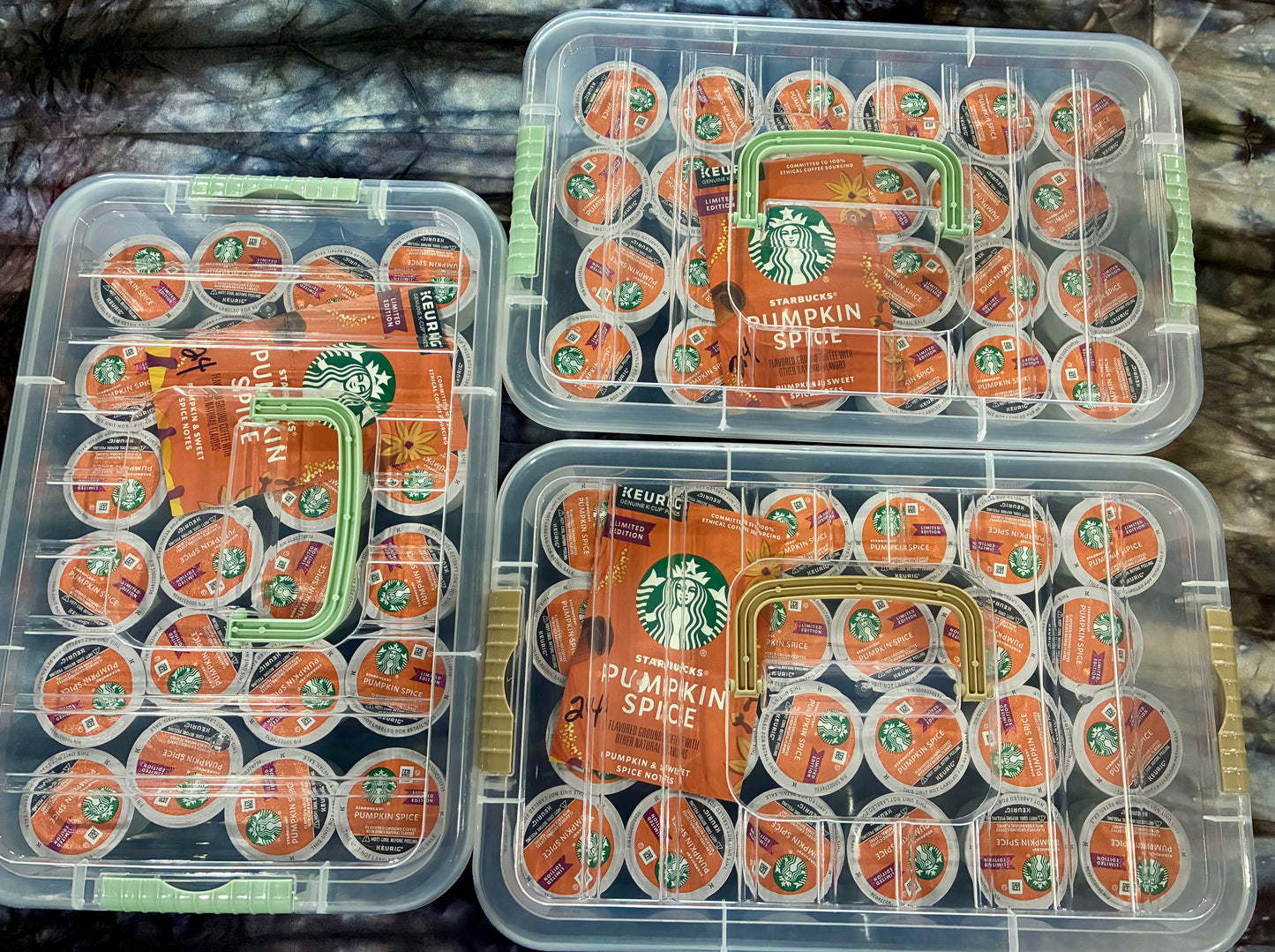 STARBUCKS PUMPKIN SPICE CONTAINER OF 24 K-CUPS PODS