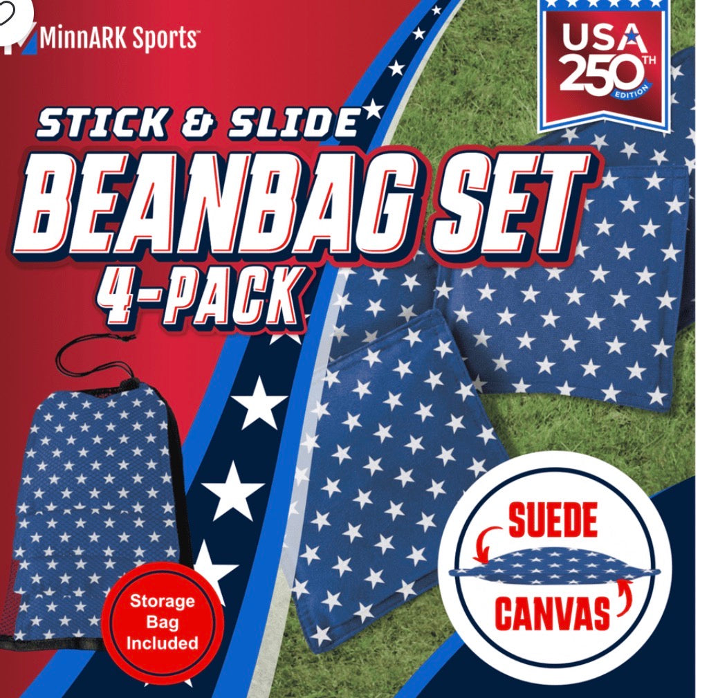 Stick & Slide Beanbags,  4-Pack,  by MinnARK