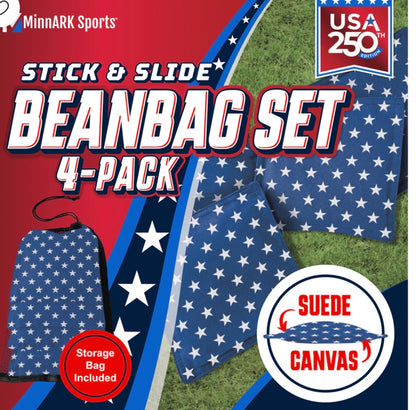 Stick & Slide Beanbags,  4-Pack,  by MinnARK