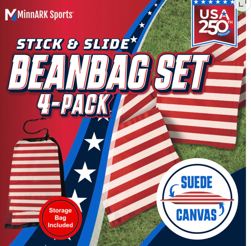 Stick & Slide Beanbags,  4-Pack,  by MinnARK