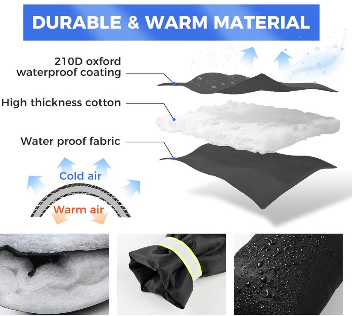 Outdoor Faucet Covers for Winter Freeze Protection, 2 Pk