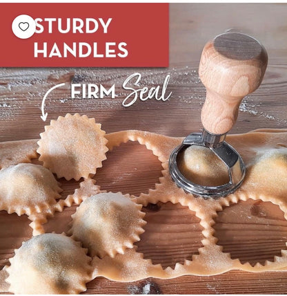 Ravioli Making Kit | 3 Stamps + Recipe Book