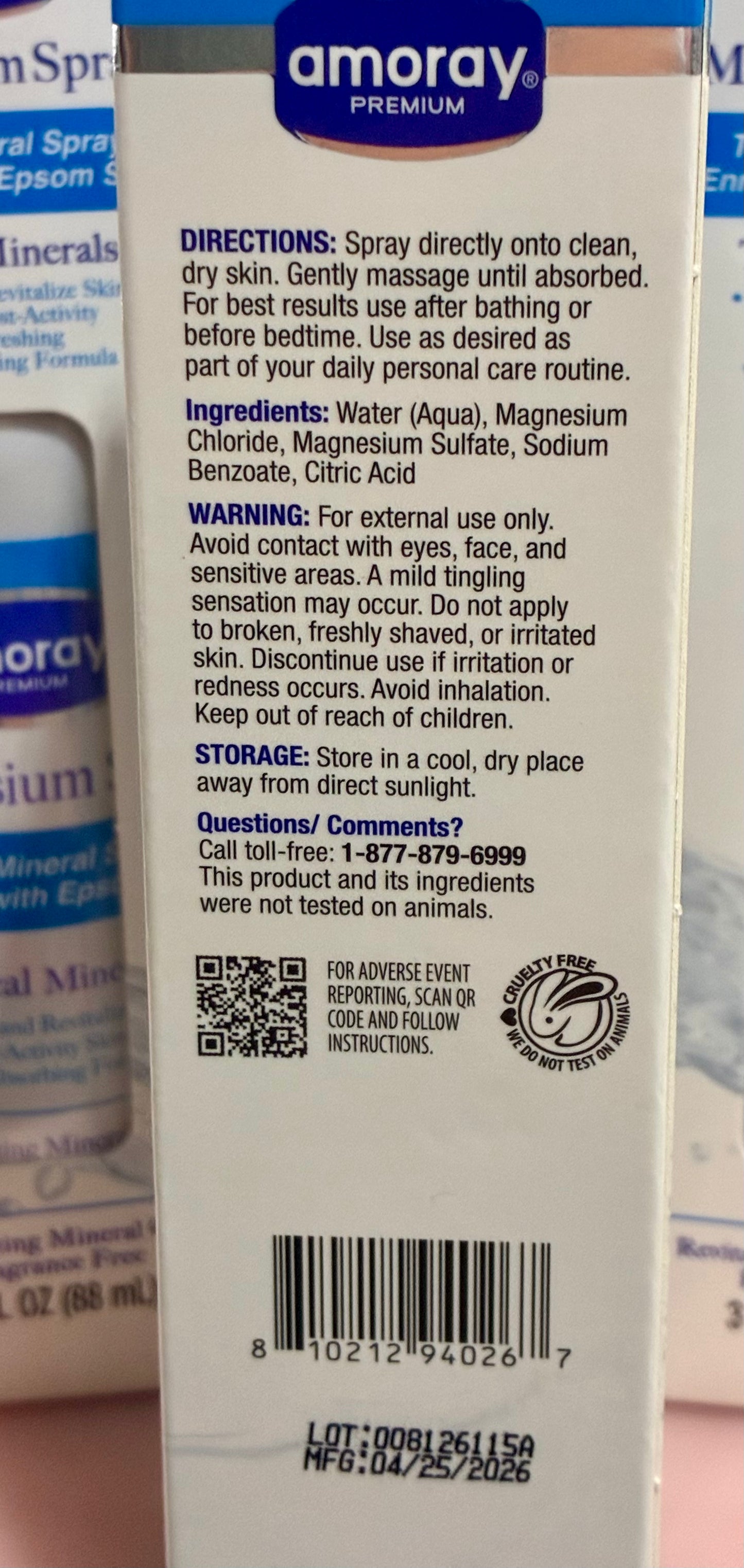 Amoray Premium Magnesium Spray