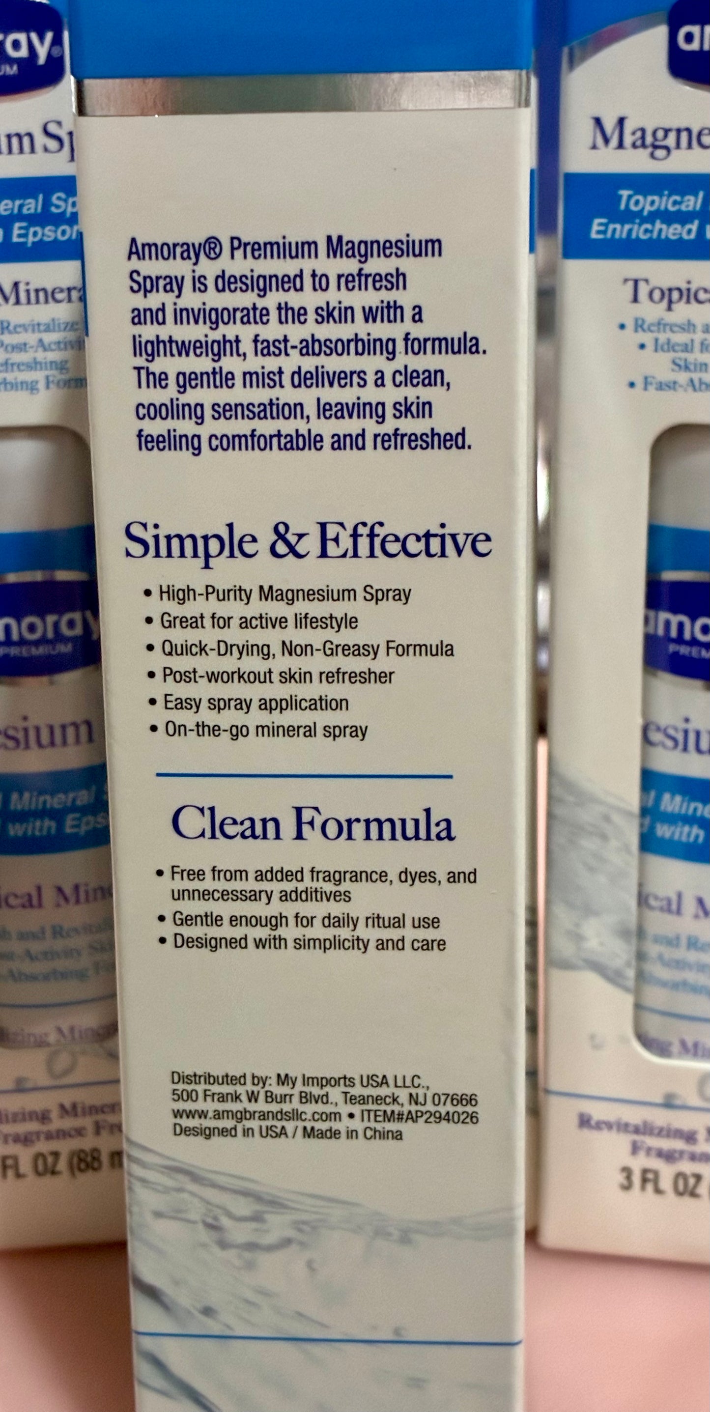 Amoray Premium Magnesium Spray