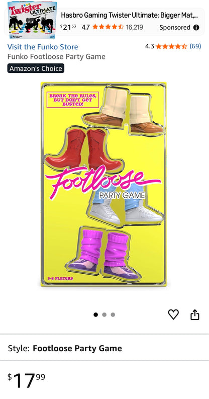 FootLoose Party Game