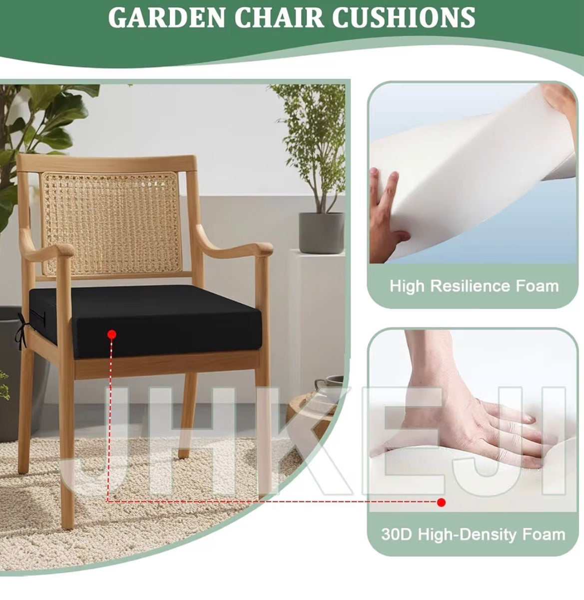 PatioGlow brand outdoor patio cushion