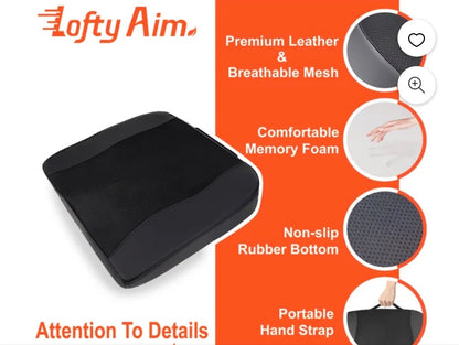 Lofty Aim Memory Foam Car Seat Cushion,