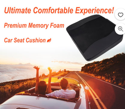 Lofty Aim Memory Foam Car Seat Cushion,