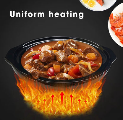 Sunvivi Slow Cooker, Triple Slow Cooker Buffet Server and Food Warmer,