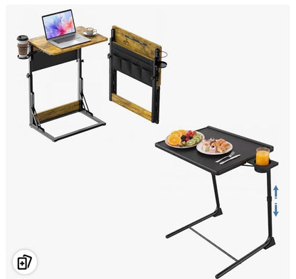 HUANUO Adjustable TV Tray Table