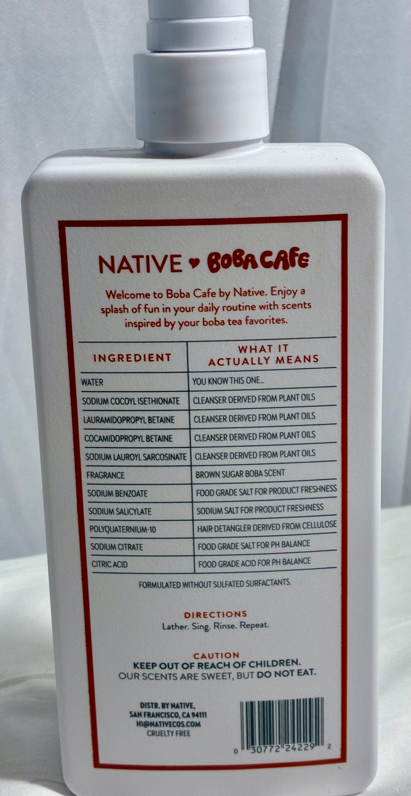 Native Moisturizing Shampoo, or Native Strengthening Conditioner,