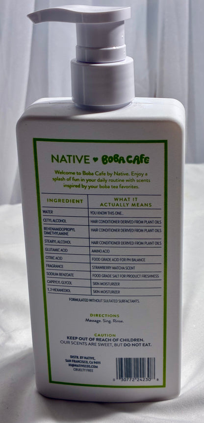 Native Moisturizing Shampoo, or Native Strengthening Conditioner,