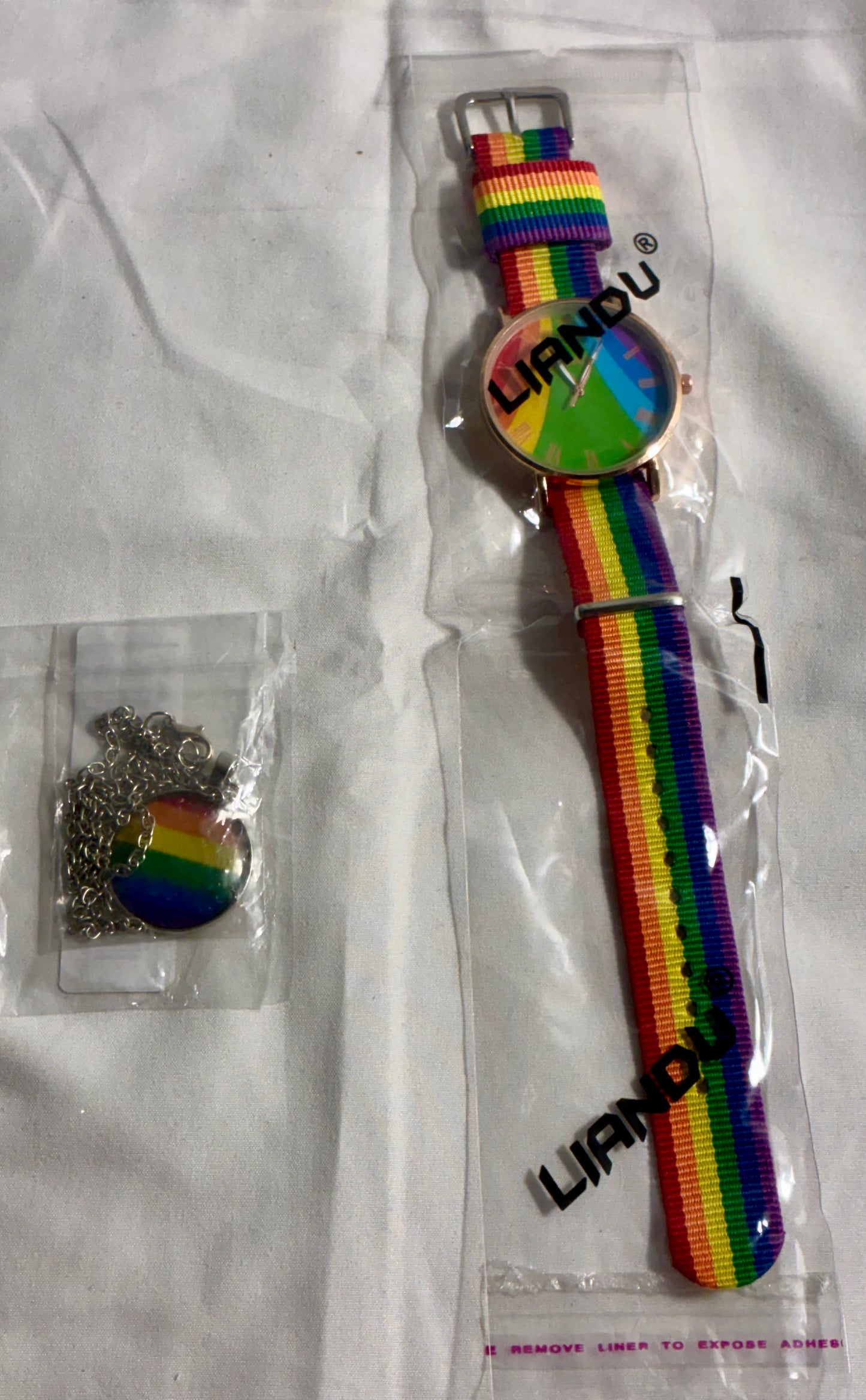 Rainbow watch @ Jewelry set