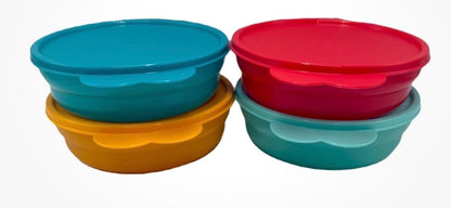 Tupperware Impressions Cereal Bowls 4 pc