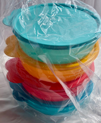 Tupperware Impressions Cereal Bowls 4 pc