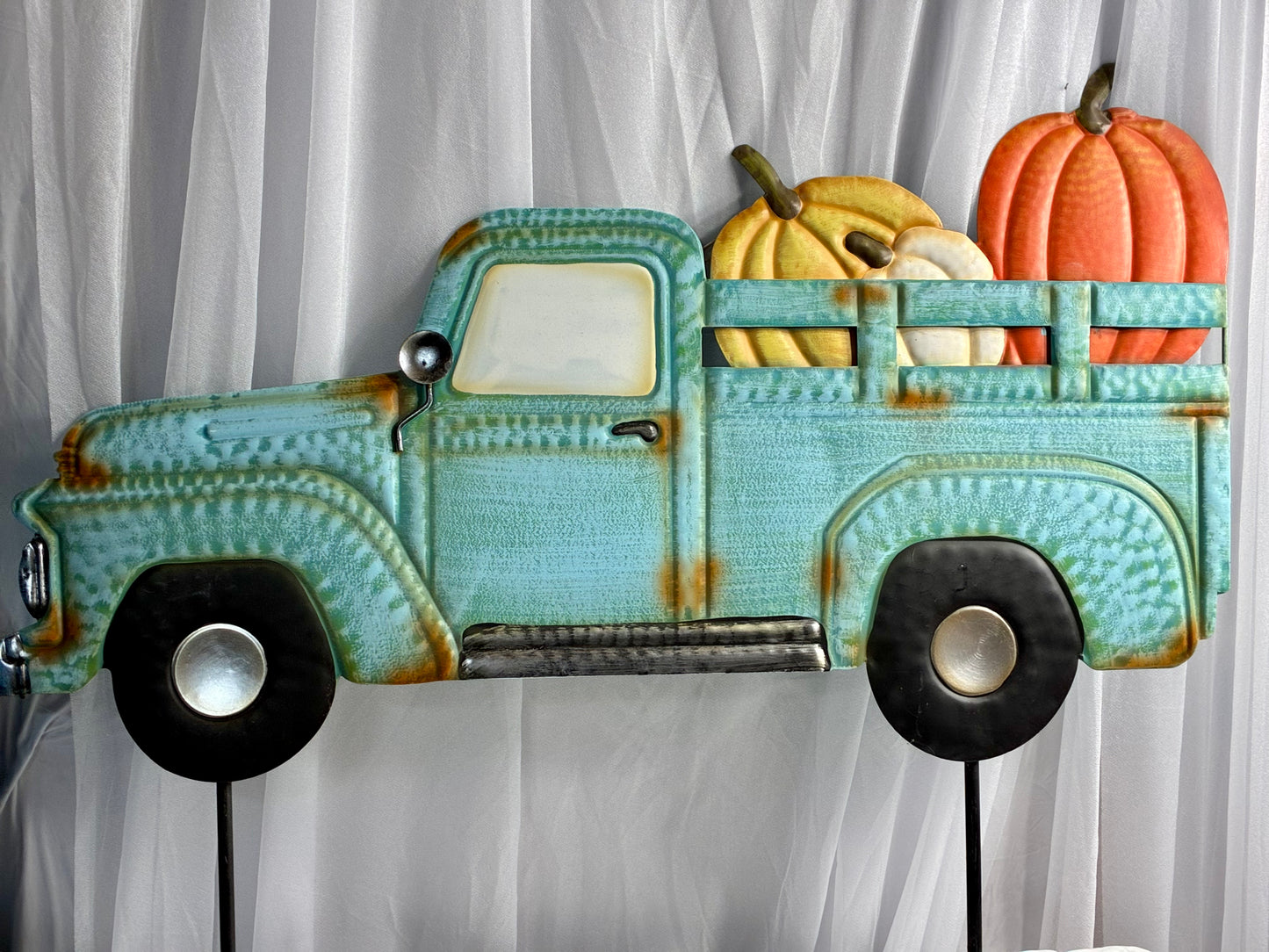 Metal Truck Garden Stake