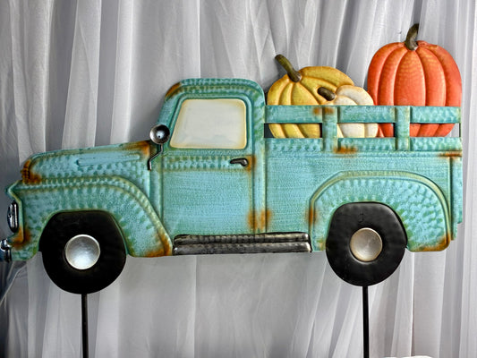 Metal Truck Garden Stake