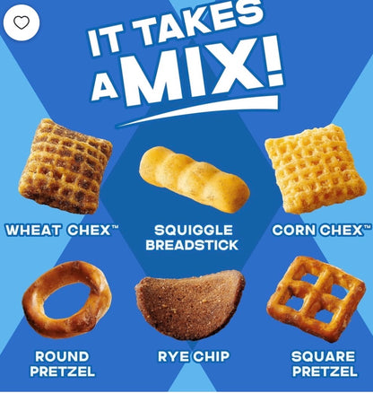 Chex Mix Traditional Original Recipe Snack Mix,  20 oz