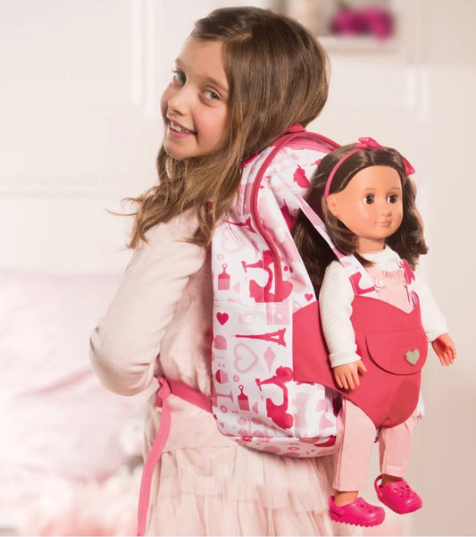 Hop On Carrier 18-inch Doll Backpack