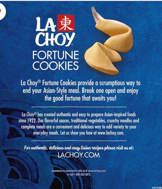 La Choy Fortune Cookies box of 13