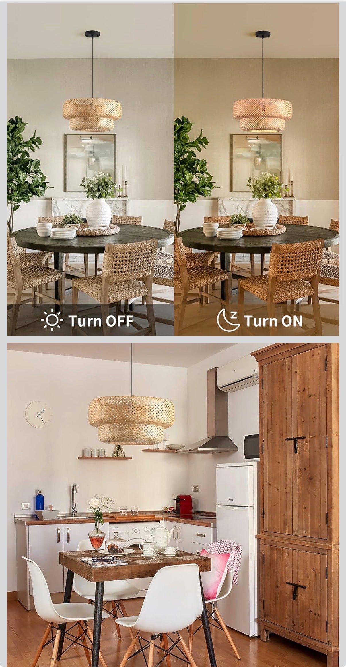 Bamboo Light Fixture