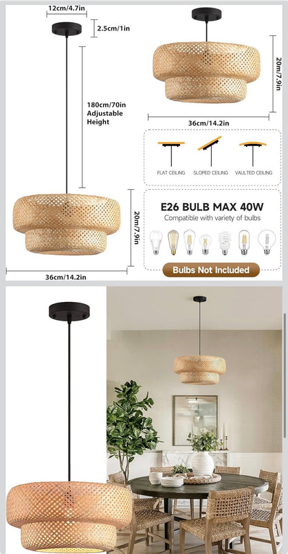 Bamboo Light Fixture