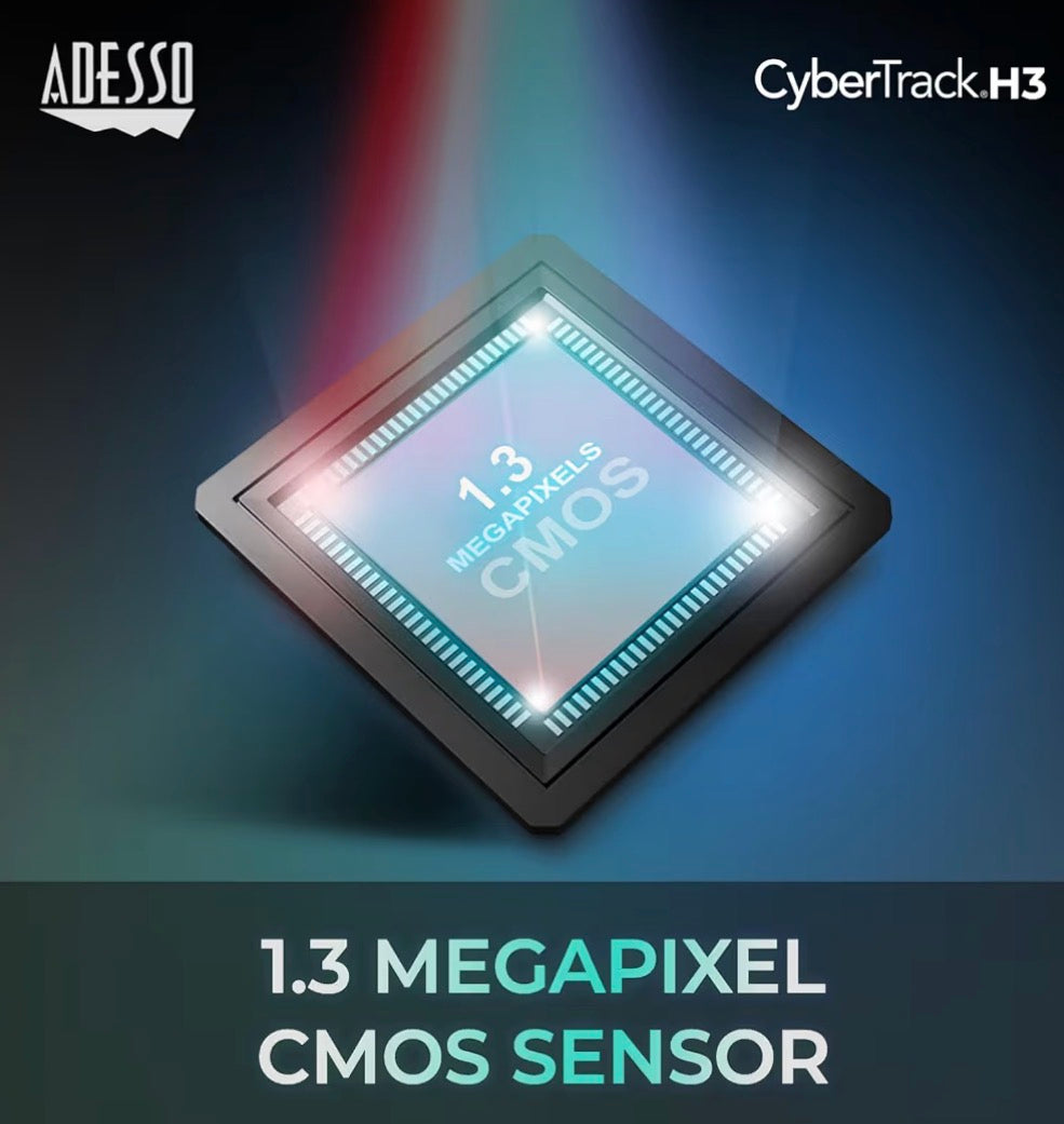 ADESSO CyberTrack H3 Webcam 1.3 Megapixel 30 fVideo   Microphone for PC & Laptop,