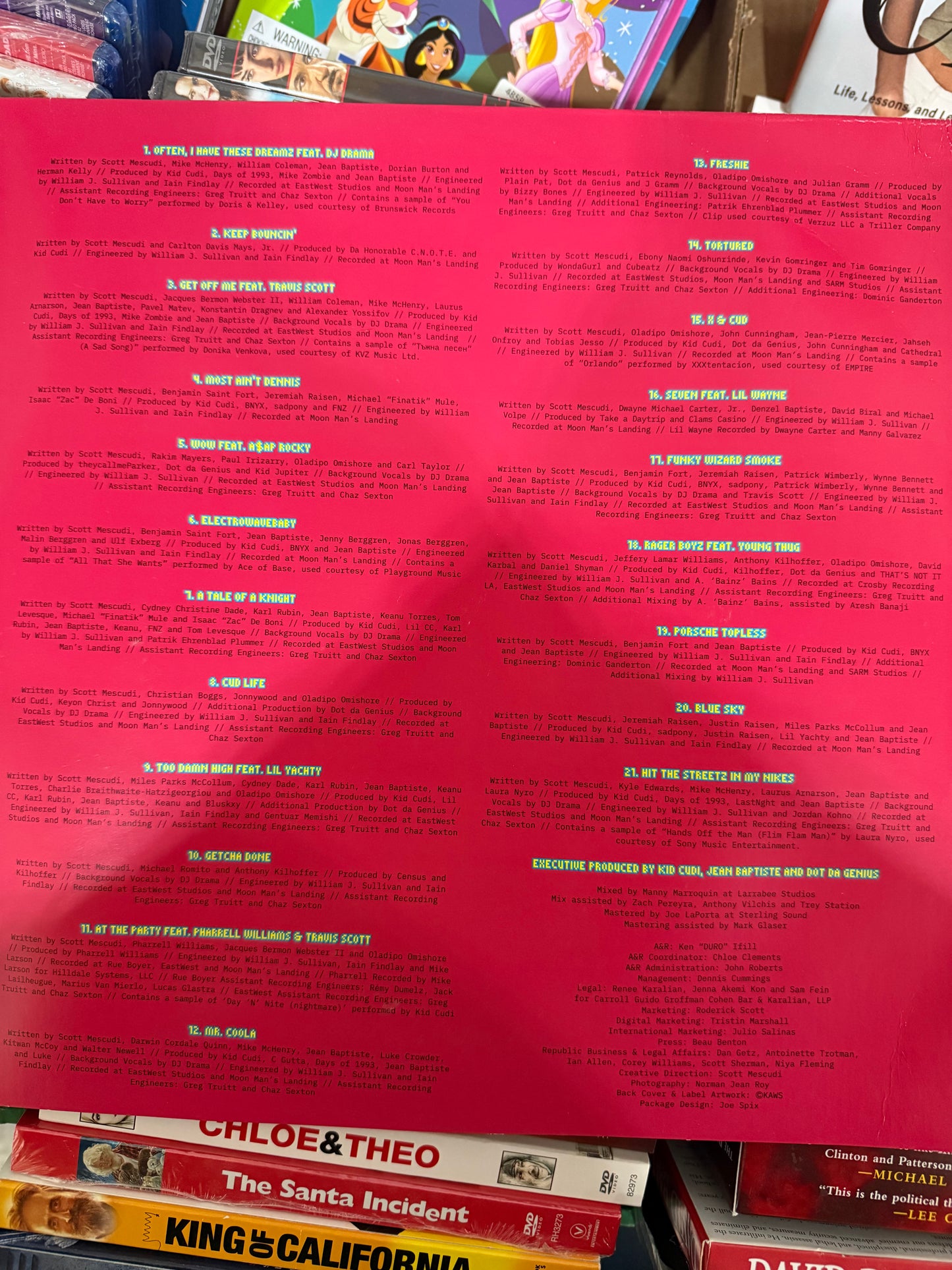 Vinyl Album "Insano" by Kid Cudi