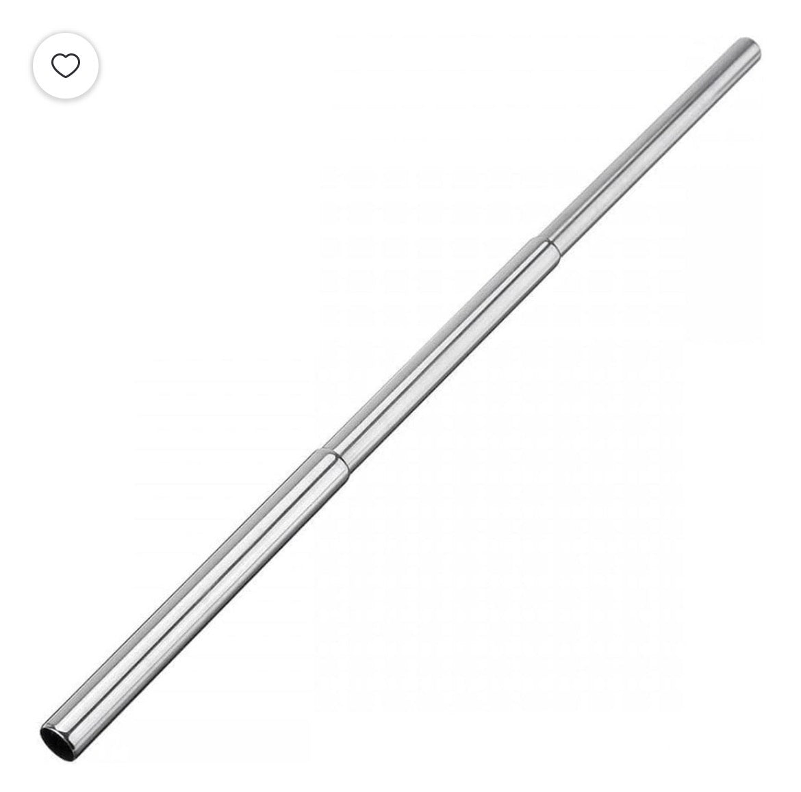 Reusable Collapsible Straw with Case & Brush