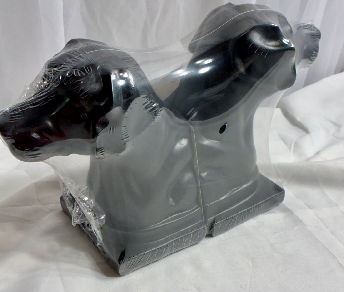 Holly Williams Dog Bust Book Ends,