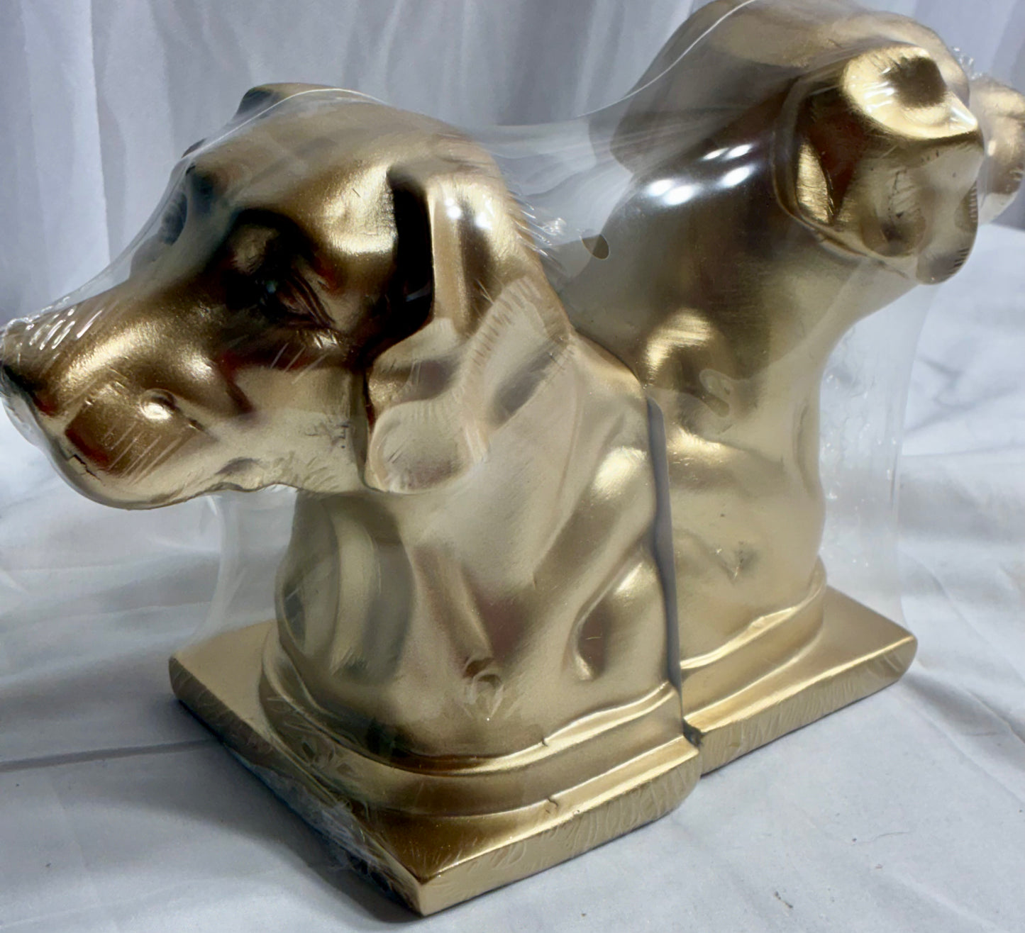 Holly Williams Dog Bust Book Ends,