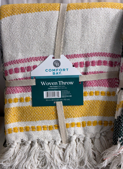 Woven Throw  50 x 60