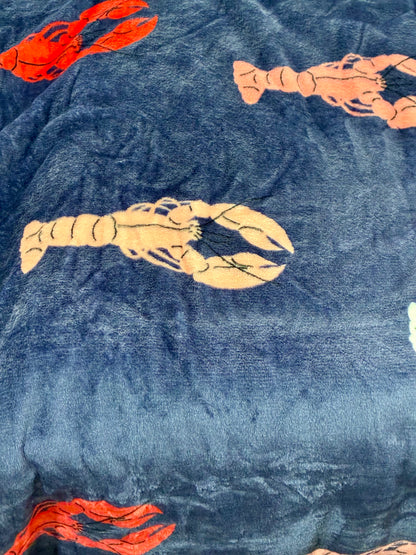 Lobster Fuzzy Throws 50 x 60