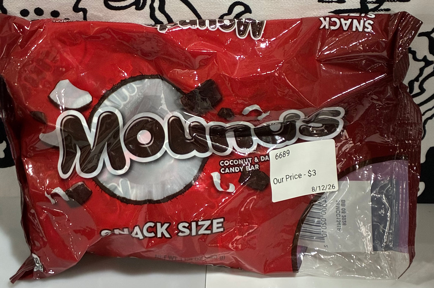 M @ Ms ,Mounds , @ # Musketeers , Sour Patch Snack Packs