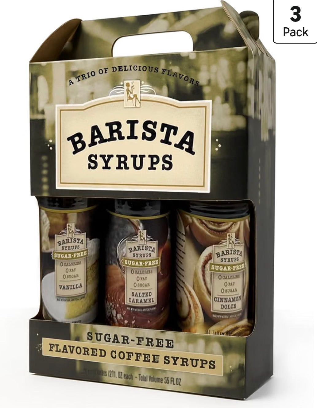 Gourmet Barista Sugar Free Coffee Syrup Variety Pack