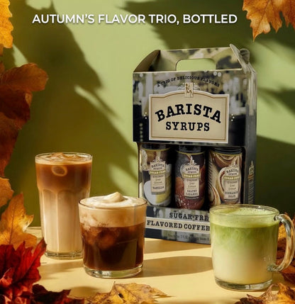 Gourmet Barista Sugar Free Coffee Syrup Variety Pack