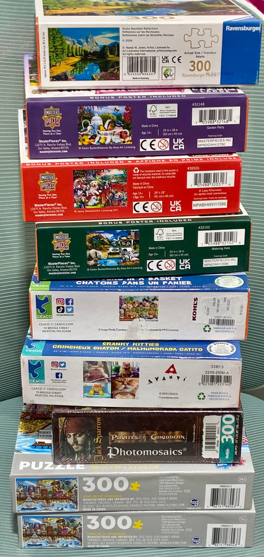 300 Piece Puzzles Only $3