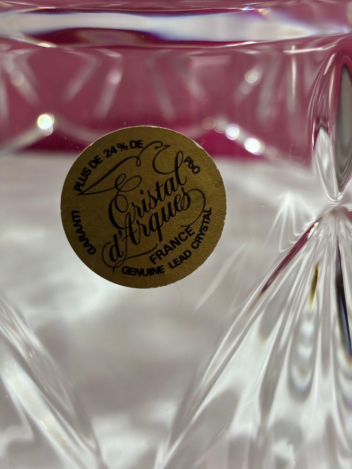 Cristal d'Arques-Durand "Joanna" 24% lead crystal