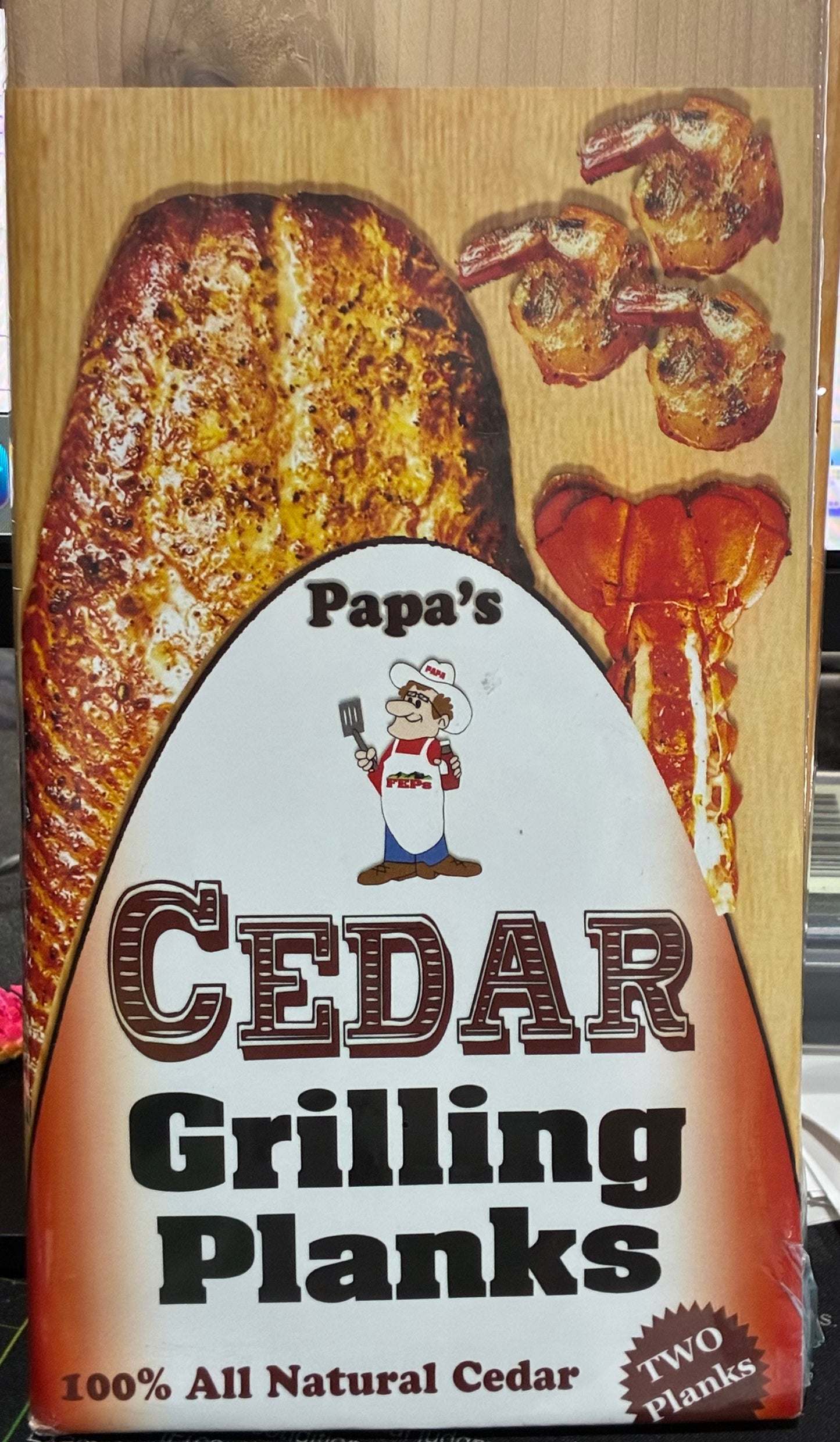 Papa's Cedar Grilling Planks 2 pk