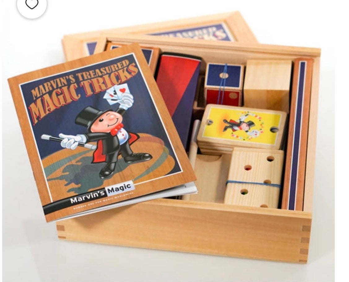 JAM Paper & Envelope Marvin's Magic Treasured Magic Tricks Deluxe Wooden Set
