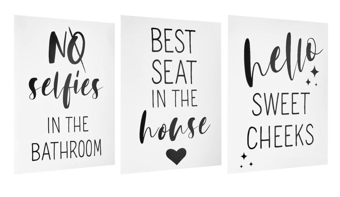 American Art Decor Everyday 8"x 10"3-Piece Print Set