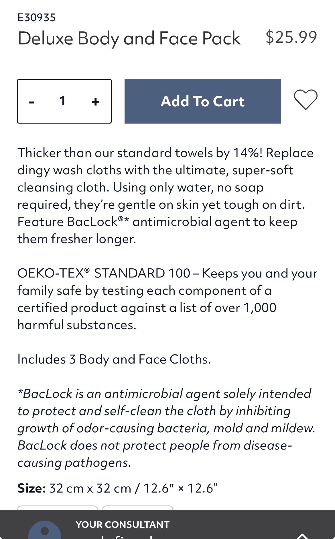 Norwex Face and Body Towels/Cloths