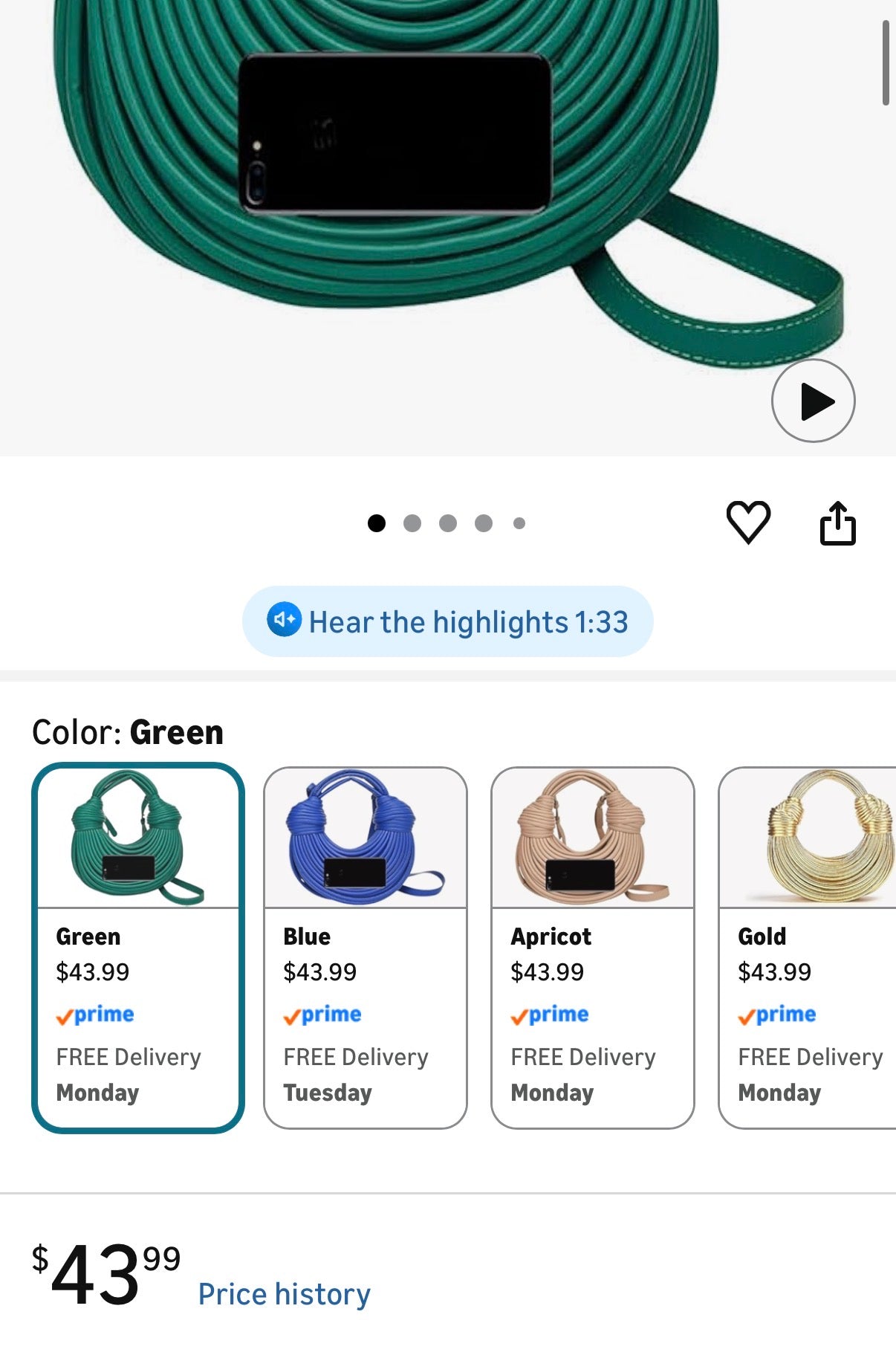 Hand-Woven Bread Clutch