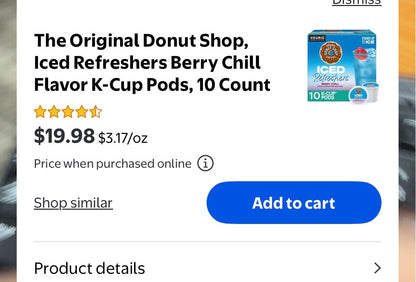 Keurig Iced Refreshers 10 pack