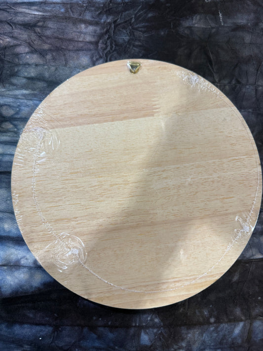 Round Wooden Decor