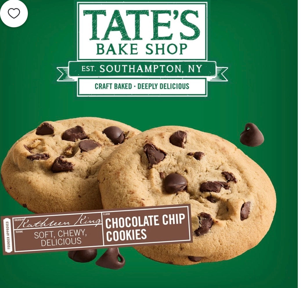 Tate's Bake Shop Soft Baked Cookies, Chocolate Chip, 8 oz